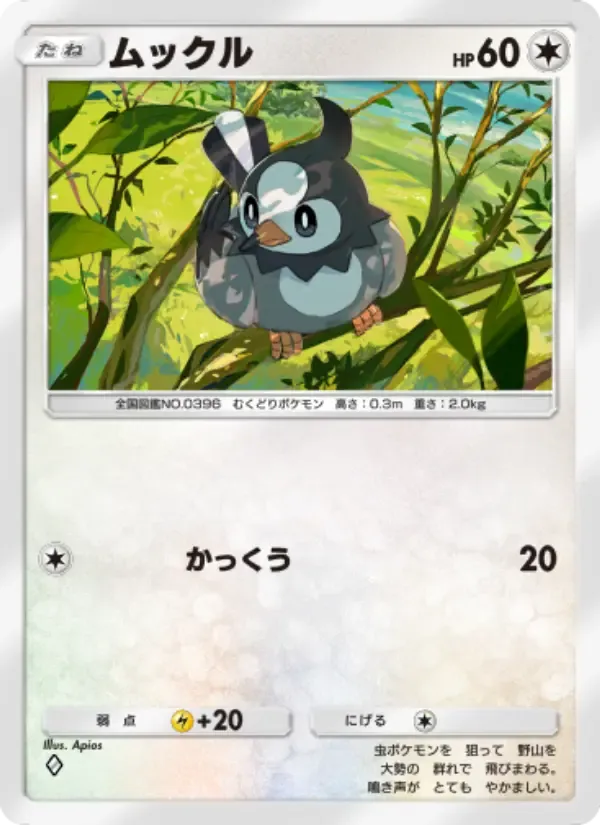 Starly card in Japanese
