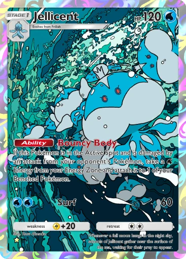 Jellicent (b1-234) card in Pokémon TCG Pocket