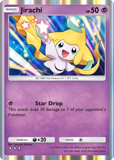 Jirachi (b1-106) card in Pokémon TCG Pocket
