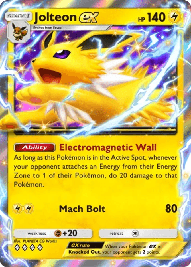Jolteon ex (b4b-087) card in Pokémon TCG Pocket