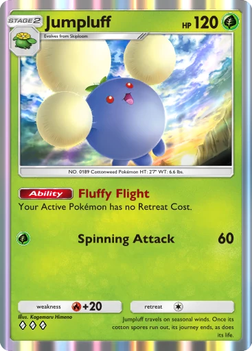 Jumpluff (a4b-018) card in Pokémon TCG Pocket