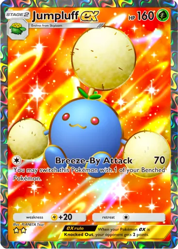 Jumpluff ex (a4a-078) card in Pokémon TCG Pocket