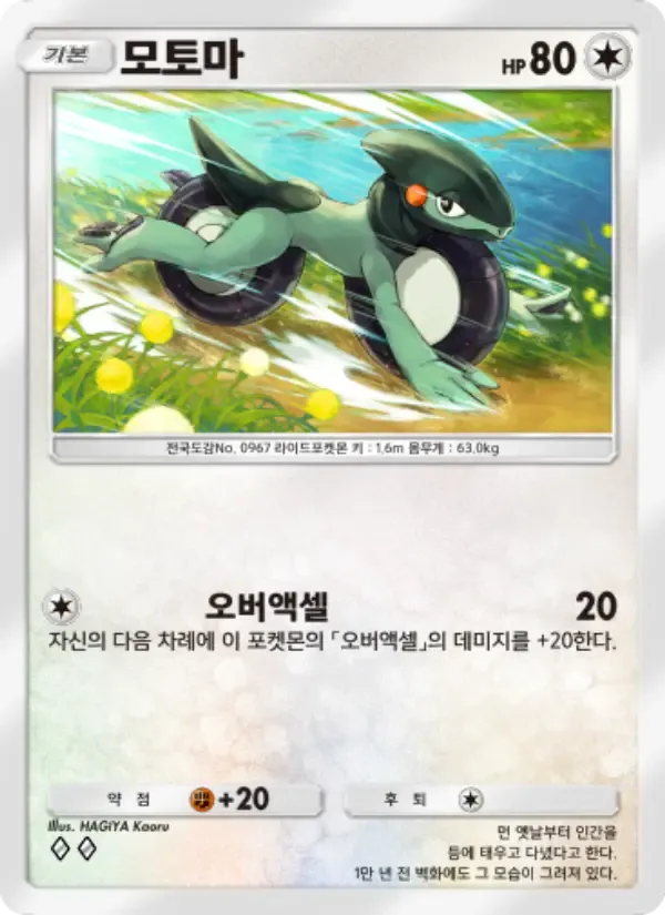 Cyclizar card in Korean