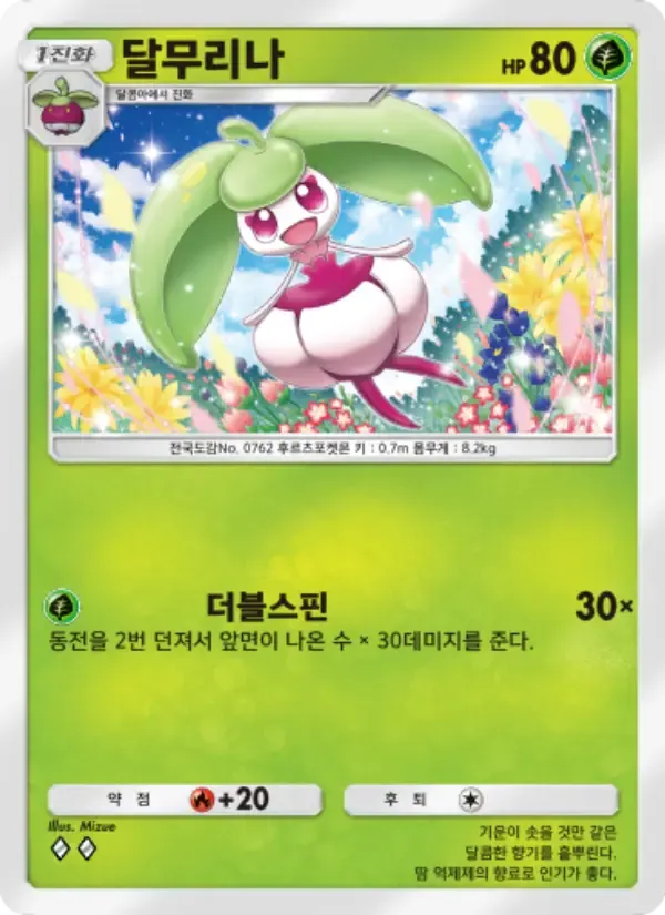 Steenee card in Korean