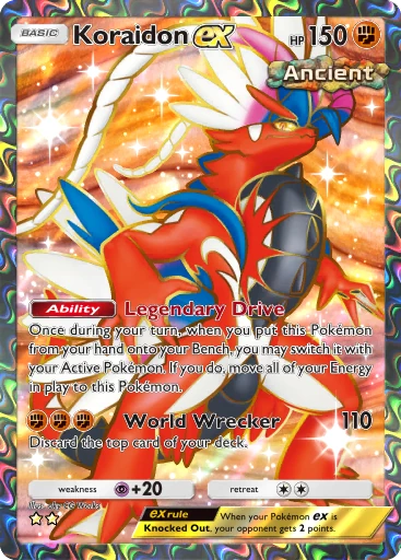 Koraidon ex (b3a-084) card in Pokémon TCG Pocket