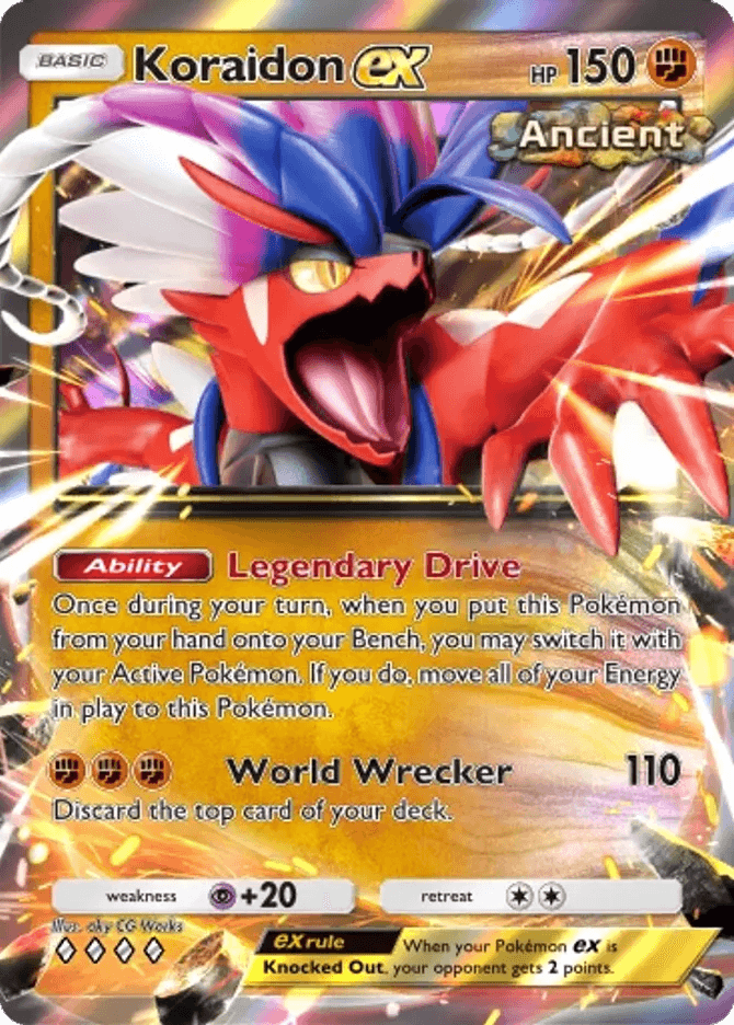 Koraidon ex (b4b-136) card in Pokémon TCG Pocket