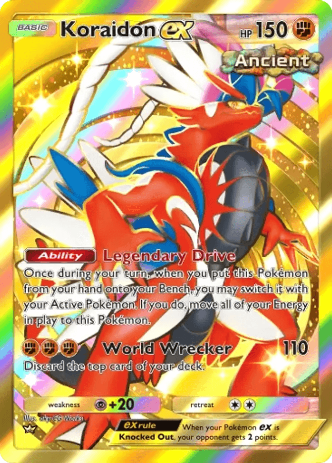 Koraidon ex card by aky CG Works