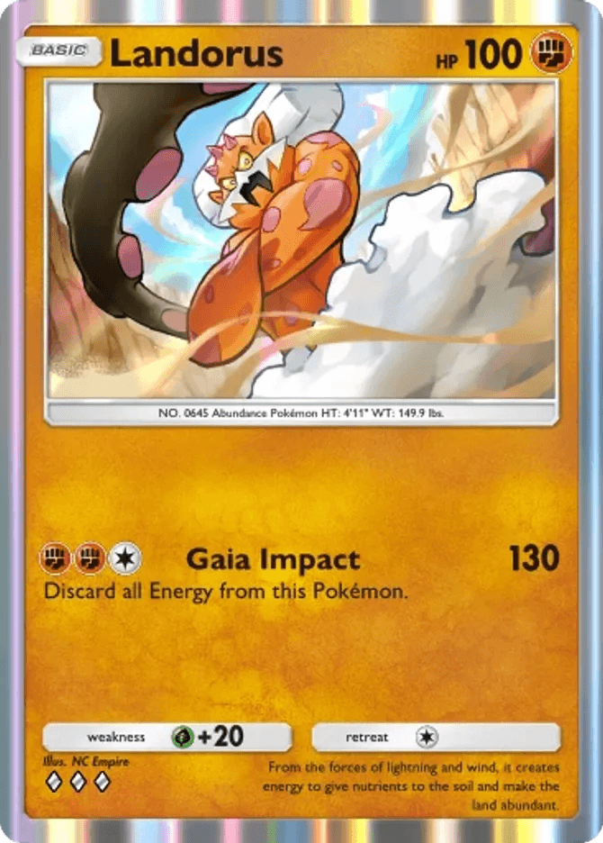 NC Empire이(가) 그린 Landorus 카드
