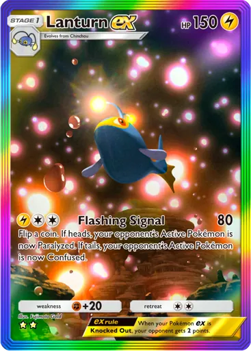 Lanturn ex (a4-204) card in Pokémon TCG Pocket