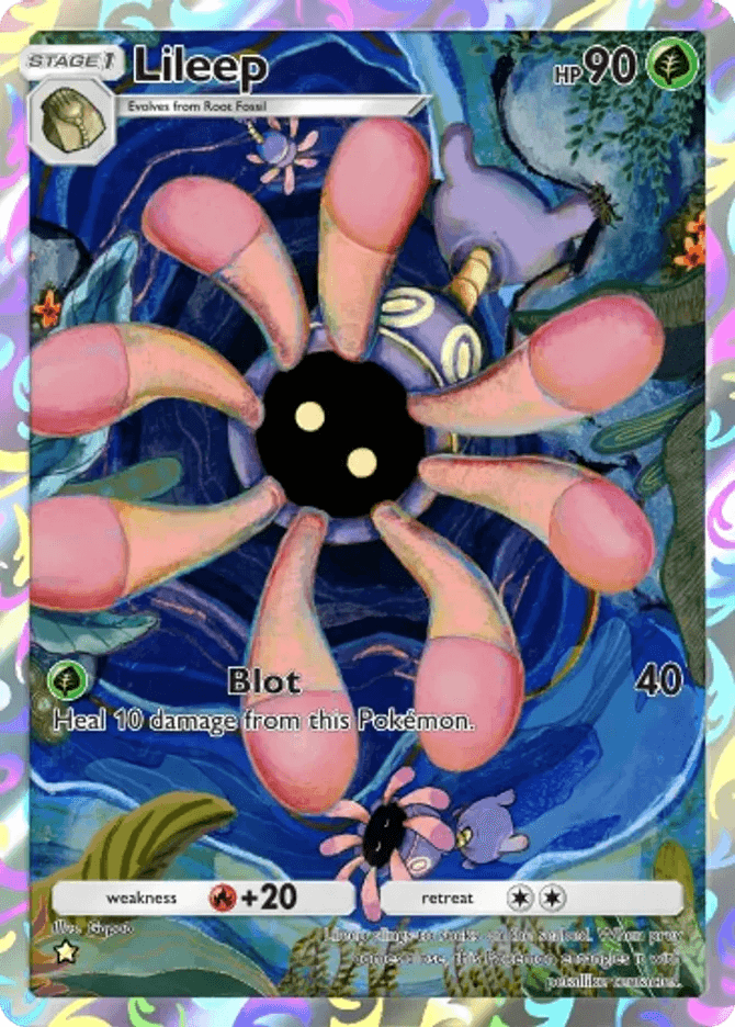 Lileep card by Gapao