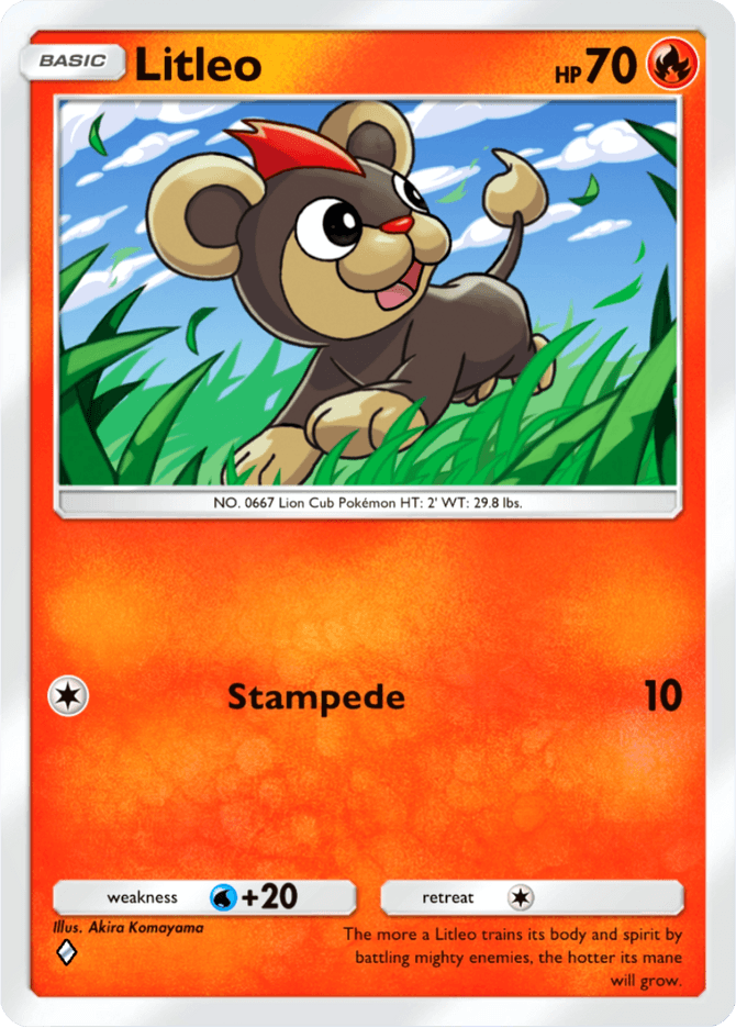 Litleo (B2-020) — Pokémon TCG Pocket Card | PocketCards.net
