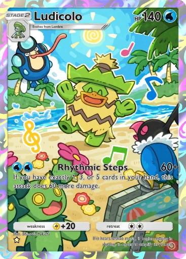 Ludicolo (b1-233) card in Pokémon TCG Pocket