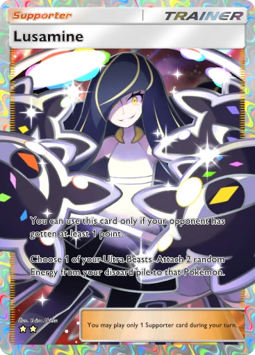 Lusamine (a4b-375) card in Pokémon TCG Pocket