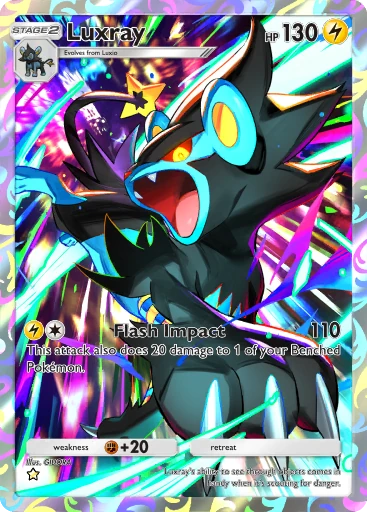 Luxray (b1-237) card in Pokémon TCG Pocket