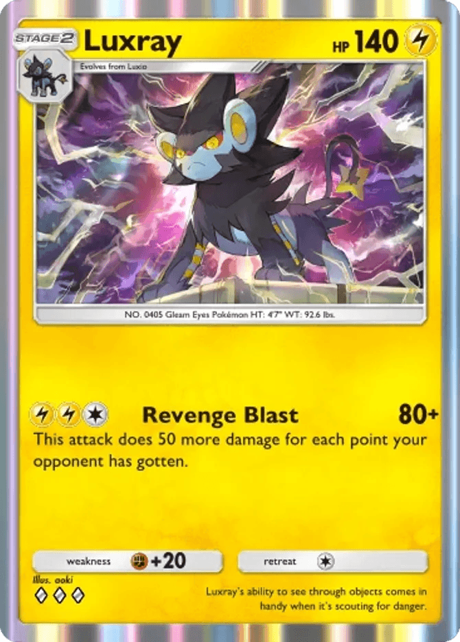 Luxray card by aoki