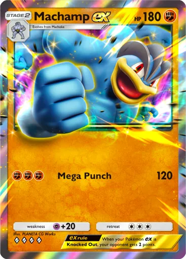 Machamp ex (a1-146) card in Pokémon TCG Pocket