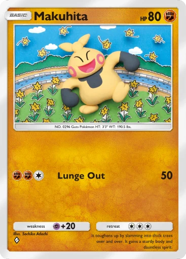 Makuhita (b1-126) card in Pokémon TCG Pocket