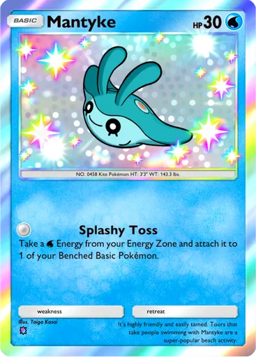 Mantyke (b2-210) card in Pokémon TCG Pocket