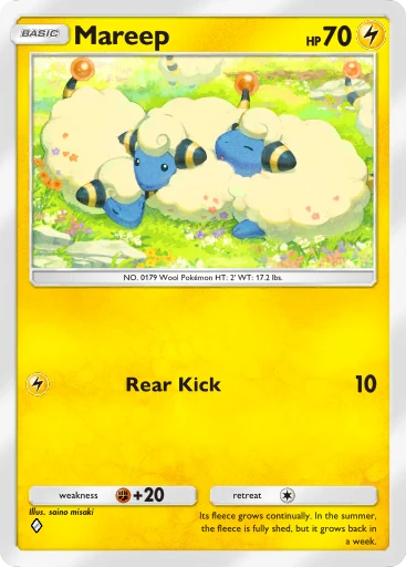 Mareep (b1-082) card in Pokémon TCG Pocket