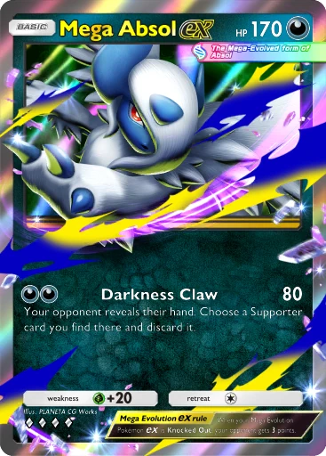 Mega Absol ex (b1-151) card in Pokémon TCG Pocket