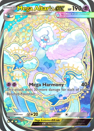 Mega Altaria ex (b1-286) card in Pokémon TCG Pocket
