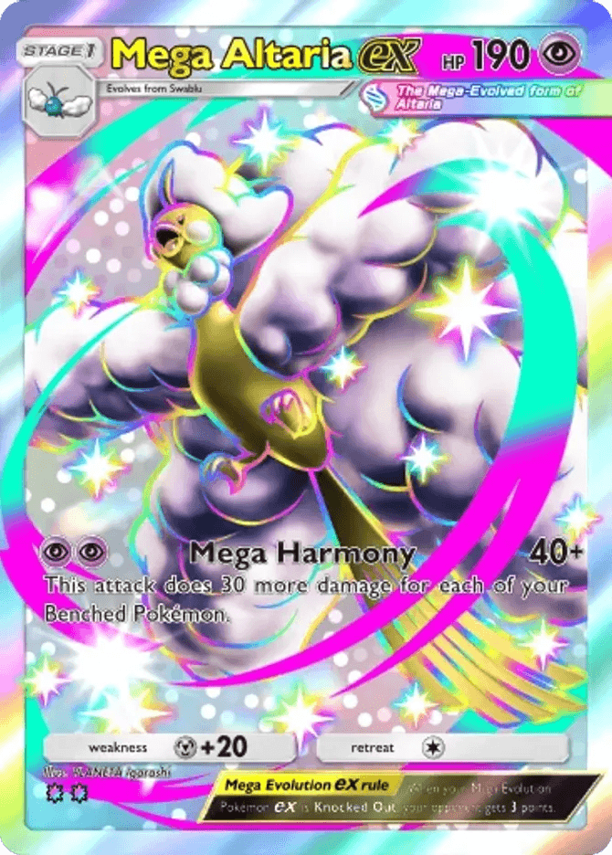 Mega Altaria ex (b3a-107) card in Pokémon TCG Pocket