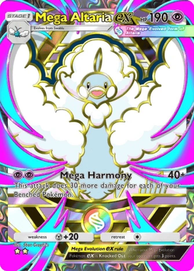 Mega Altaria ex (b4b-417) card in Pokémon TCG Pocket