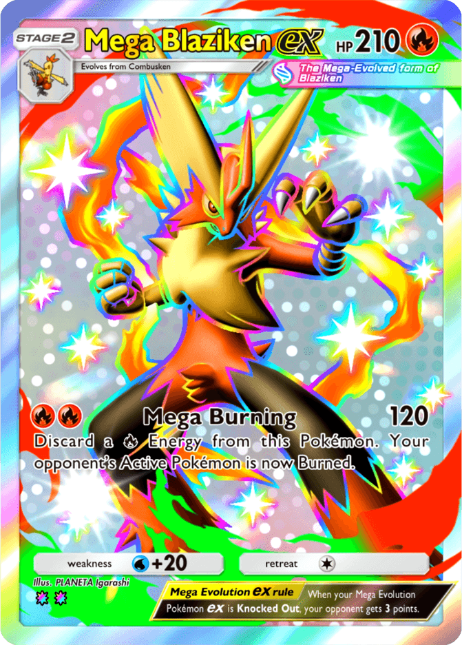 Mega Blaziken ex (b3-226) card in Pokémon TCG Pocket