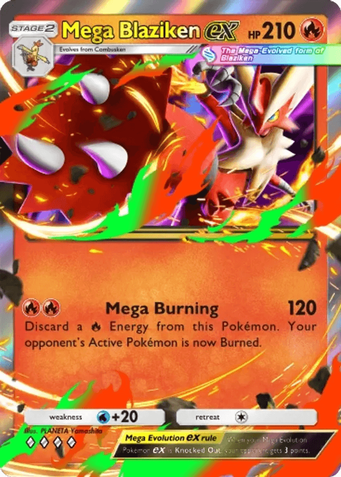 Mega Blaziken ex (b4b-041) card in Pokémon TCG Pocket