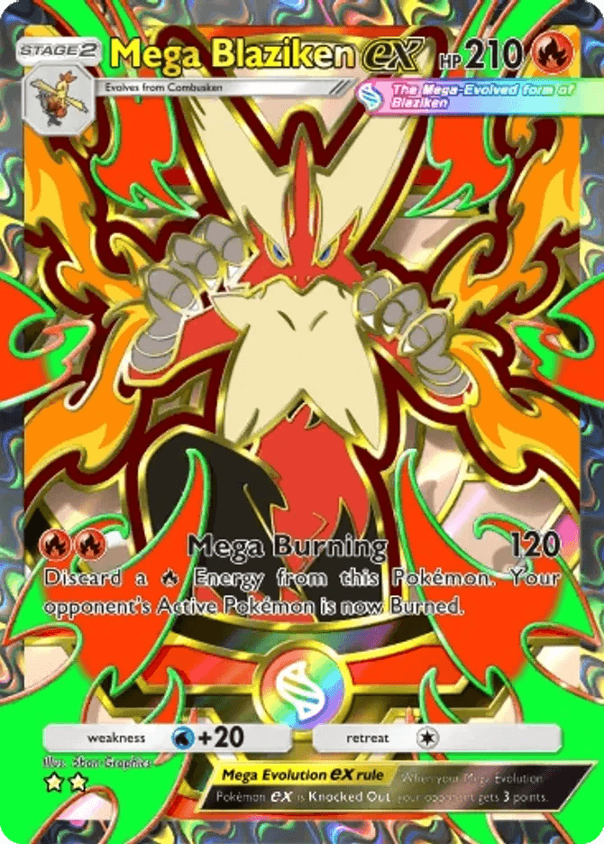 Mega Blaziken ex (b4b-413) card in Pokémon TCG Pocket