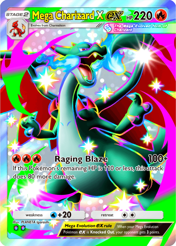 Mega Charizard X ex (B2b-076) – PTCGP | PocketCards.net