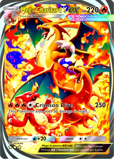Mega Charizard Y ex (b1a-087) card in Pokémon TCG Pocket