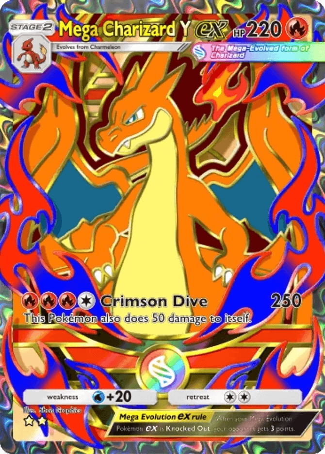 Mega Charizard Y ex (b4b-412) card in Pokémon TCG Pocket