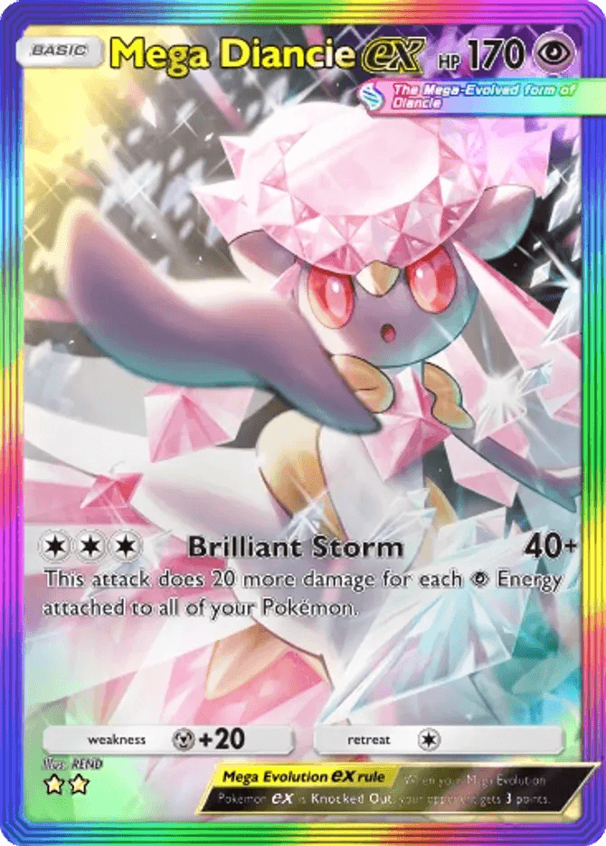 Mega Diancie ex card by REND