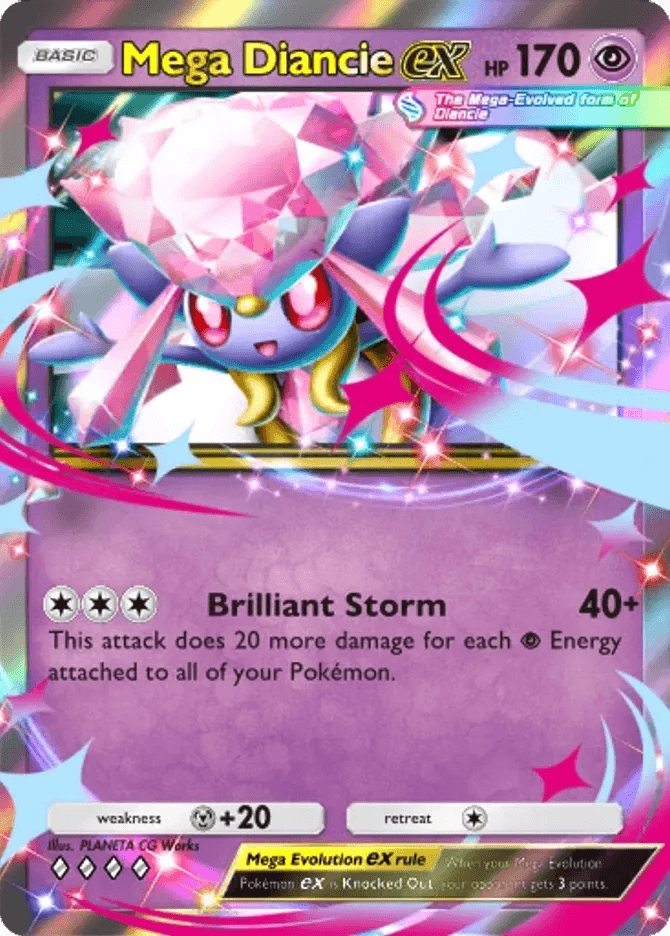 Mega Diancie ex (b4b-114) card in Pokémon TCG Pocket