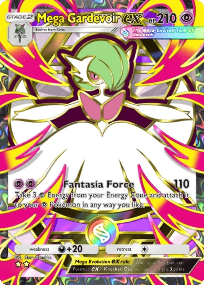 Mega Gardevoir ex (b4b-416) card in Pokémon TCG Pocket