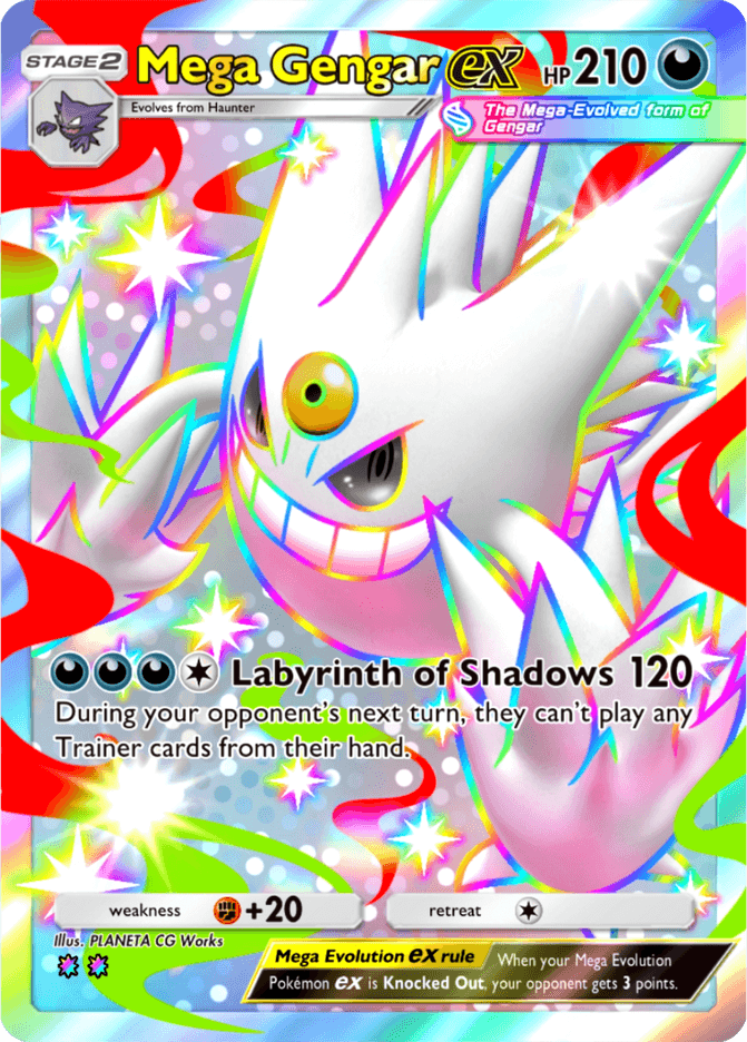Mega Gengar ex (b2b-114) card in Pokémon TCG Pocket