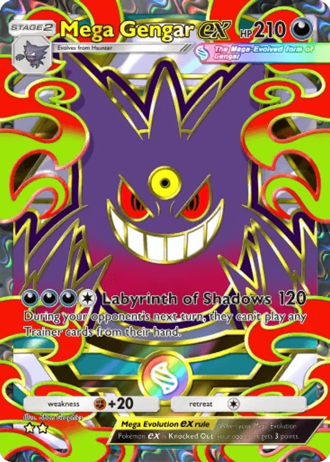 Mega Gengar ex (b4b-419) card in Pokémon TCG Pocket