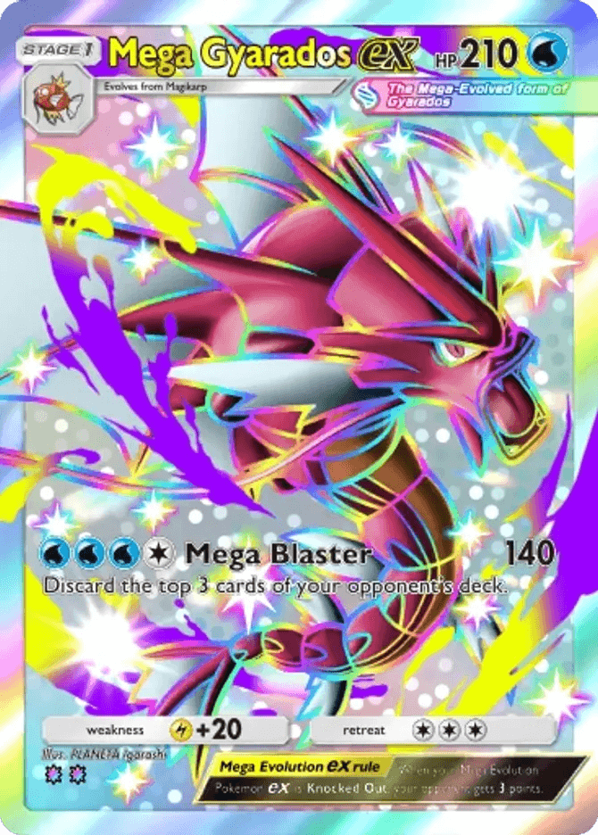 Mega Gyarados ex (b3b-101) card in Pokémon TCG Pocket
