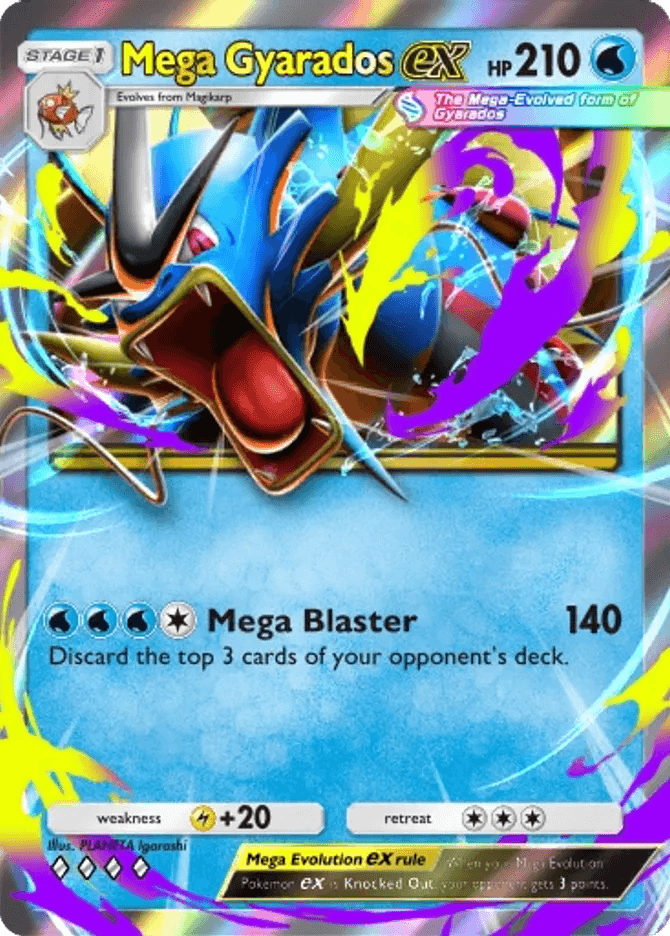 Mega Gyarados ex (b4b-060) card in Pokémon TCG Pocket