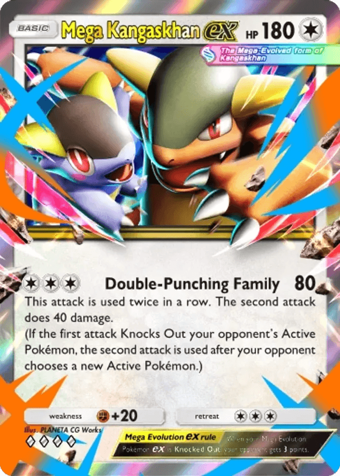 Mega Kangaskhan ex (b4b-181) card in Pokémon TCG Pocket