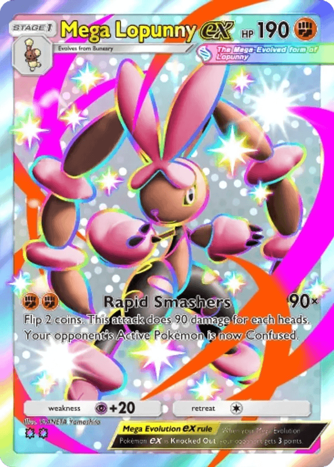 Mega Lopunny ex (b4-228) card in Pokémon TCG Pocket
