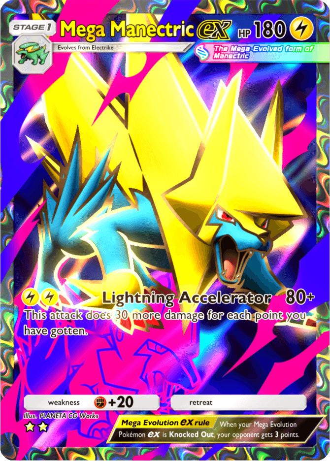 Mega Manectric ex (b2b-078) card in Pokémon TCG Pocket