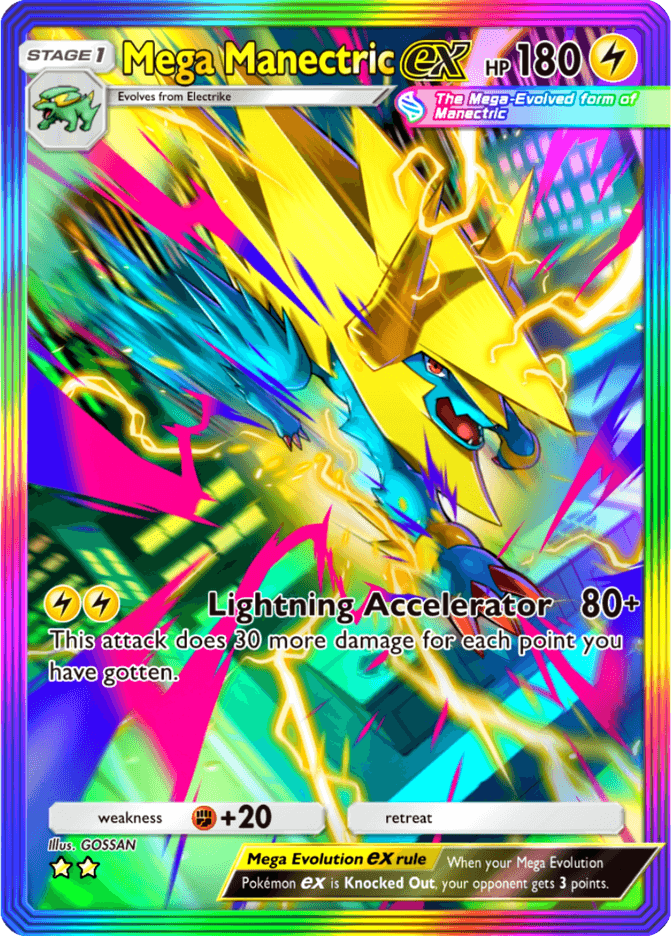 Mega Manectric ex (b2b-084) card in Pokémon TCG Pocket