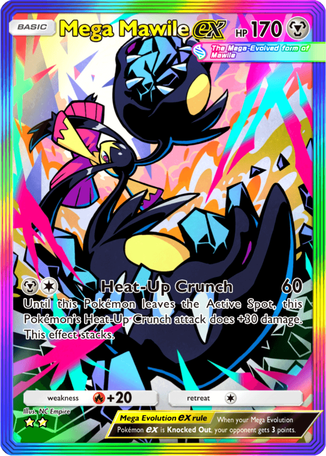 Mega Mawile ex (b2-201) card in Pokémon TCG Pocket