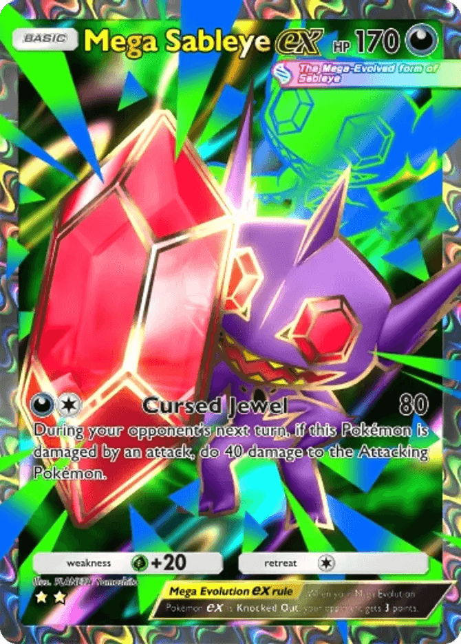 Mega Sableye ex (b3b-081) card in Pokémon TCG Pocket