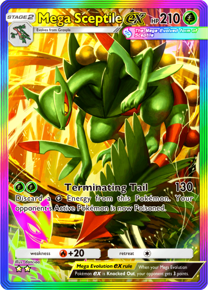 Mega Sceptile ex (b3-194) card in Pokémon TCG Pocket
