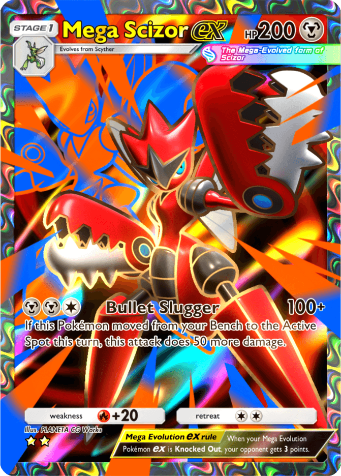 Mega Scizor ex (b2b-080) card in Pokémon TCG Pocket