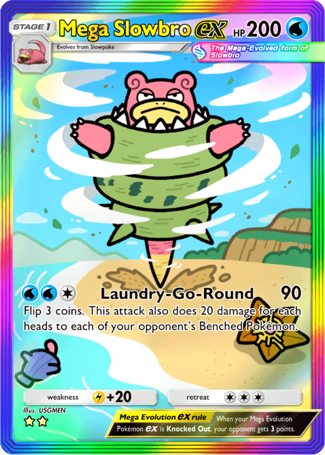 Karta Mega Slowbro ex autorstwa USGMEN