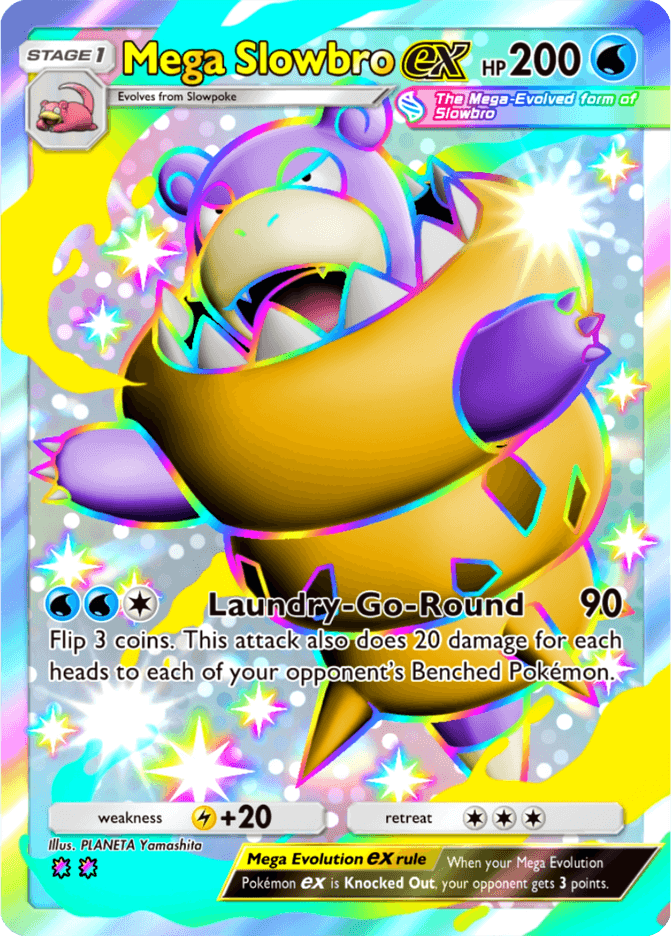 Kartu Mega Slowbro ex oleh PLANETA Yamashita